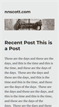 Mobile Screenshot of nnscott.com